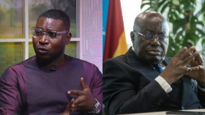 ASEPA led by Mensah Thompson (L)has threatened  to sue President Akufo-Addo (R)