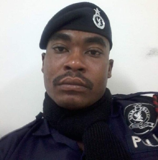 The deceased officer's body has been deposited at the Winneba Trauma and Specialist Hospital