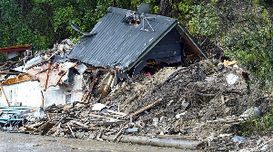 Residents, despite lacking resources, are making desperate attempts to rebuild