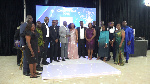 Executives and attendees captured in a photo