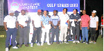 Dar es Salaam Gymkhana Golf Club golfer Jiten Lavingia (fourth right) poses with other golfers
