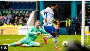 Danilo capitalised on a Jack Hamilton mistake to score Rangers' second