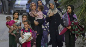 Palestinian families have begun fleeing Bureij camp and surrounding areas