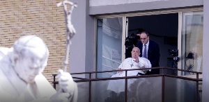 Pope Francis left the hospital on March 23 after 38 days