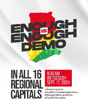 The protest will start at the regional NDC headquarters