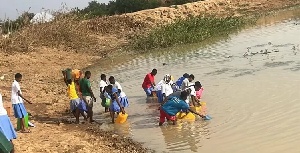 According to students, the dam water is their only option for drinking, bathing, and washing