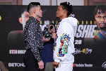 Alexis Rocha and George Ashie face off