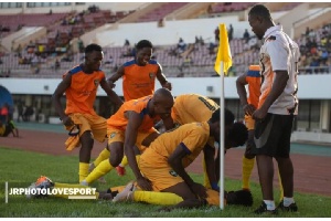 Real Tamale United shared the spoils in a 1-1 draw with Victory Club Warriors