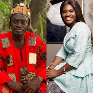 Lil Win and Martha Ankomah