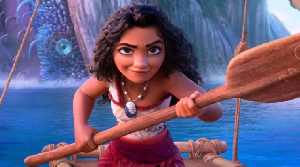 A still from Moana 2
