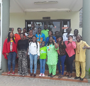 Global Fund members in a group photo