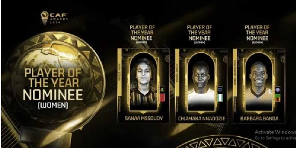 Barbara Banda leads the race for CAF Women’s Player of the Year after a record-breaking season