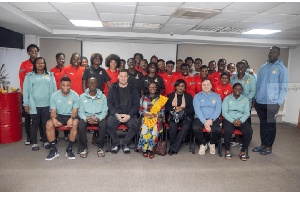 Ghana's Ambassador to Morocco welcomes Black Queens ahead of international friendly