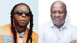 Edem and John Dramani Mahama