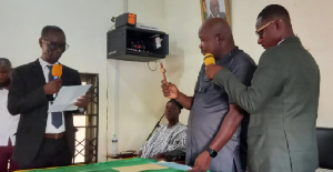 Mr Fiakpui, who polled 25 ‘Yes’ out of the 25 votes cast, was sworn in by Mr John Evans Ocran