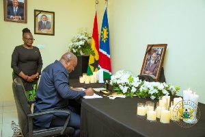 Mahama’s tribute underscores Nujoma’s lasting legacy
