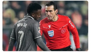 Vinicius Jr did not start against Rayo, with the Brazilian introduced as a late substitute