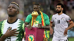 Victor Osimhen, Sadio Mane and Mohamed Salah