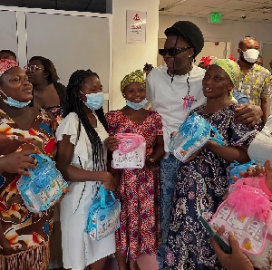 They donated cash and essential supplies to improve the unit