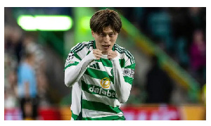 Celtic hammered Slovan Bratislava 5-1 in their opening match