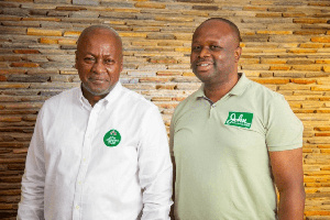 John Mahama and Dr. Edward Omane Boamah