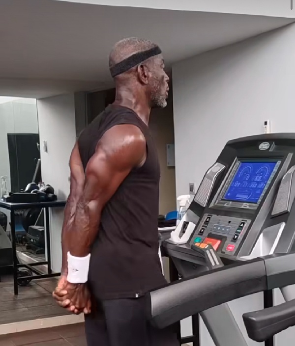 Kofi Amoabeng, 72, wows fans with dance moves at Christmas party