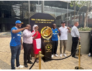 FIFA Club World Cup trophy arrives in South Africa to a rapturous welcome