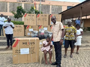 This support aims to help her family start a sachet water business at home