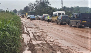 The Agona-Nkwanta stretch of the road
