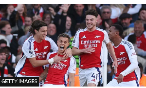 Arsenal secured a 2-0 victory over Man United