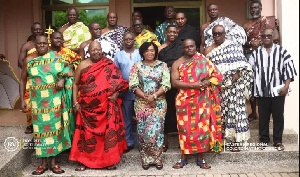 During a meeting, the minister acknowledged the importance of traditional authorities