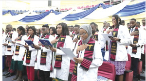 The inductees promised to prioritize the health and well-being of their patients