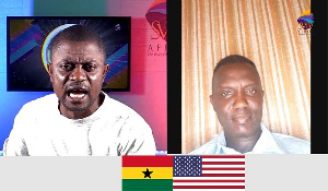 Benjamin Kwakye and host of the interview