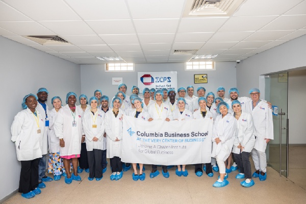 A group of MBA students from Columbia University