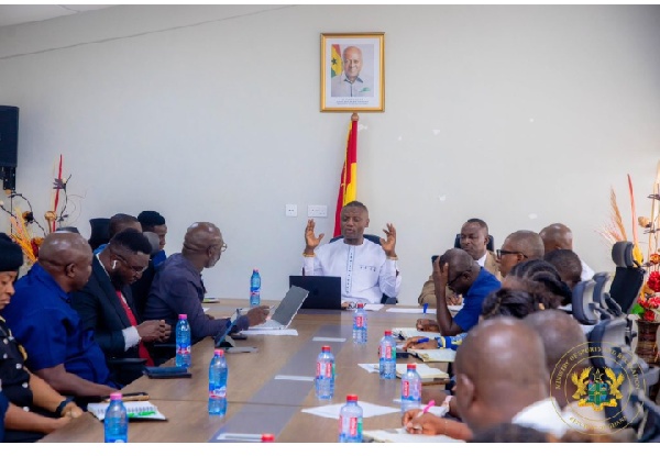Sports Minister Kofi Adams holds meeting with GFA