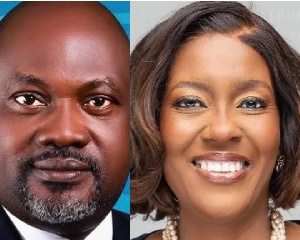 Ghartey has the backing of the ruling NPP, while Dzakpasu is supported by NDC