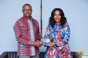Dr. John A. Jinapor and Emelia Akumah, AETC Founder