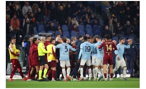 Taty Castellanos received a red card, sparking a massive brawl between Lazio and Roma players