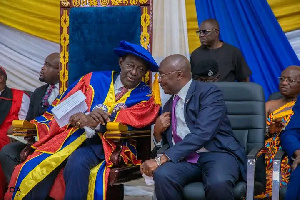 John Kufuor (left), Mahamudu Bawumia (right)