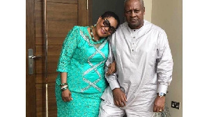 John Dramani Mahama and Lordina Mahama