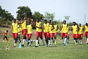 Black Satellites training session
