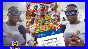 Afia Pokuaa and Otumfour