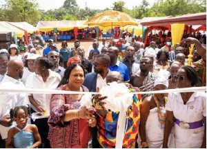 The facility includes an outpatient department, labour ward, laboratory, pharmacy