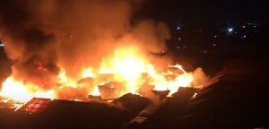The fire started at 10:30 a.m., and after three hours of intense firefighting