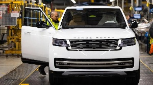 Land Rover production line
