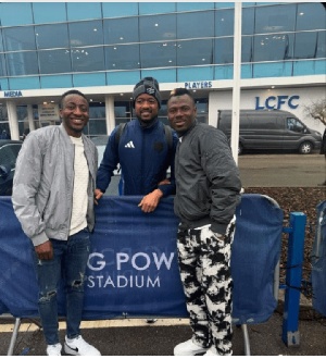 Felix Annan (left), Jordan Ayew (middle) and Danlad Ibrahim