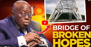 Despite President Akufo-Addo’s 2019 pledge to build the bridge, work has not started