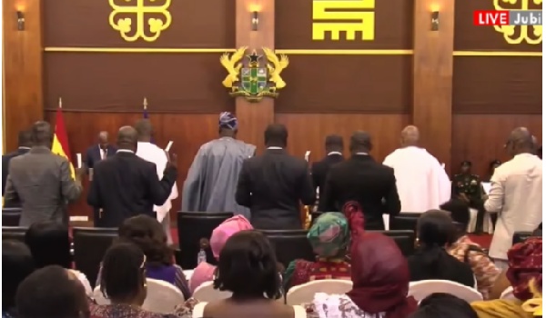 The swearing-in ceremony at Jubilee House on February 7 confirmed key appointments