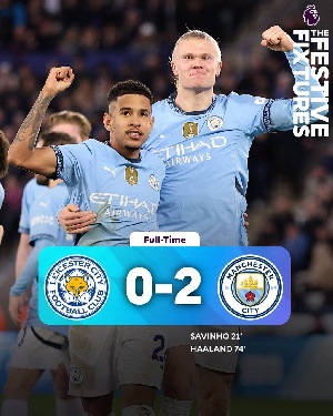 Haaland and Savinho fire Manchester City to hard-fought victory