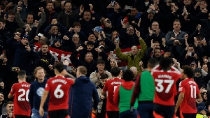 Manchester United secured a dramatic 2-1 victory over Manchester City in a thrilling derby
